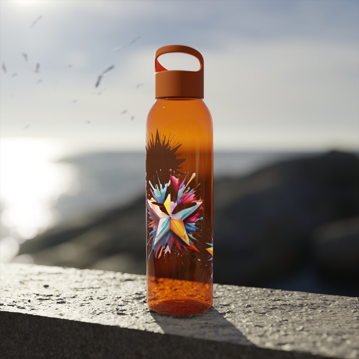 Colourful Stars - Sky Water Bottle