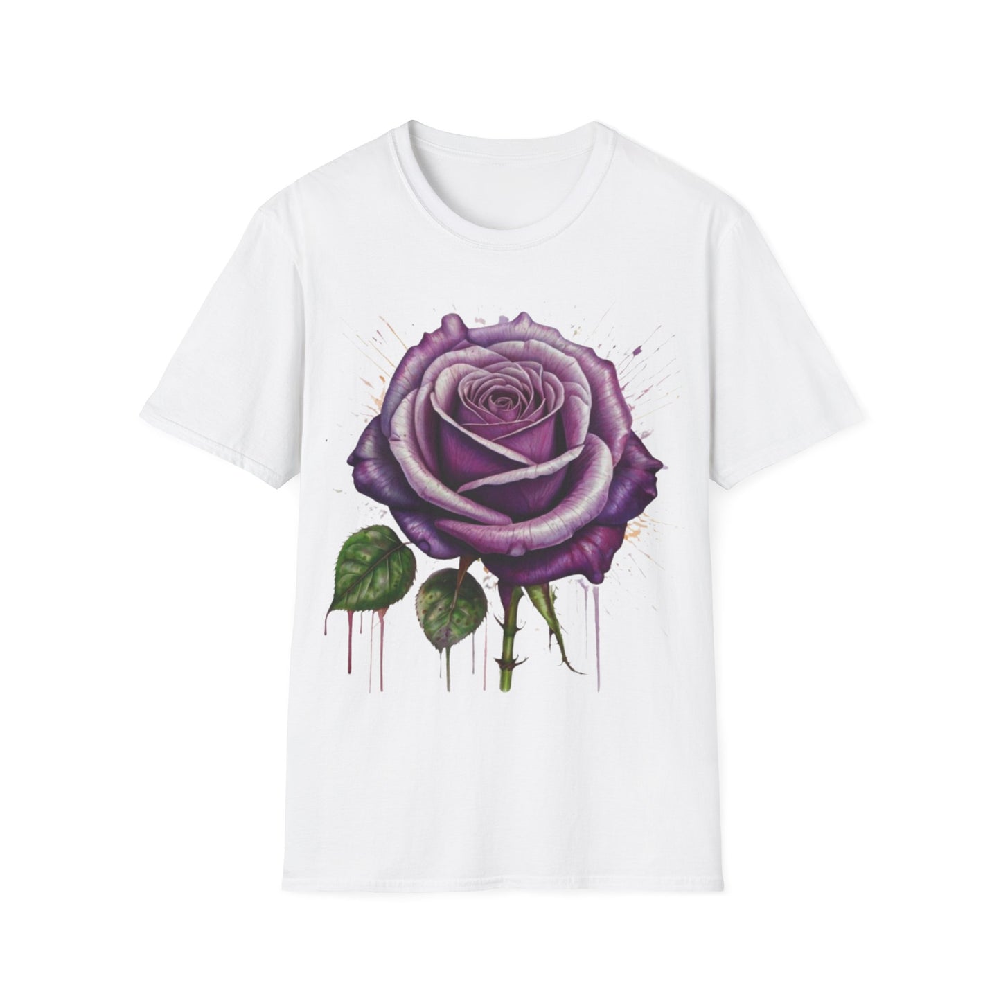 Messy Purple Rose - Unisex T-Shirt