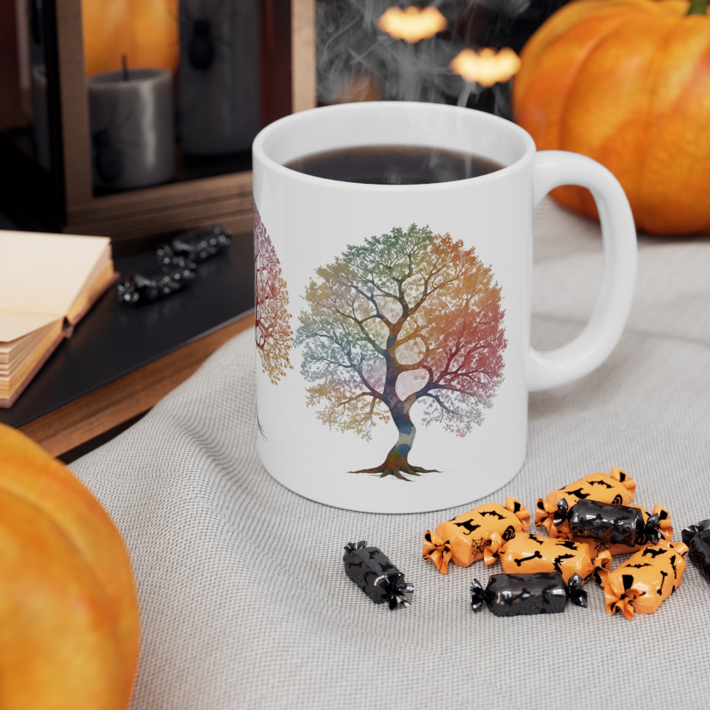 Multicoloured Tree of Life Mug - Ceramic Coffee Mug 11oz