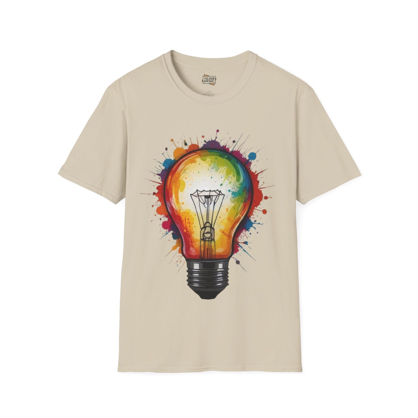 Colourful Lightbulb - Unisex T-Shirt