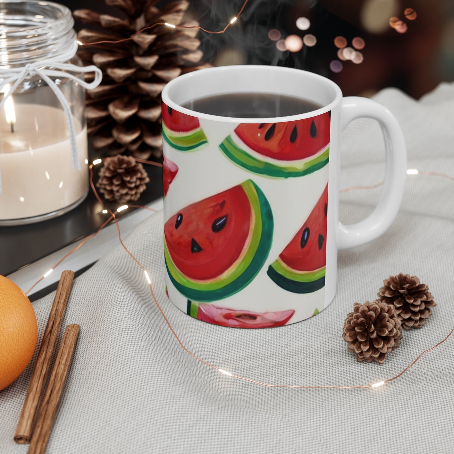Watermelons Mug - Ceramic Coffee Mug 11oz