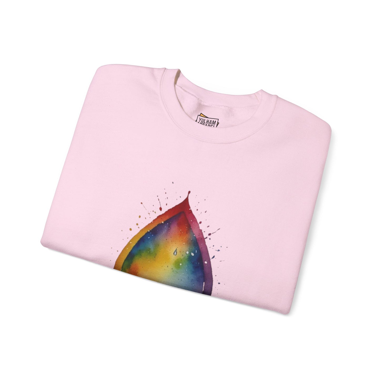 Colourful Watercolour Raindrop - Unisex Crewneck Sweatshirt