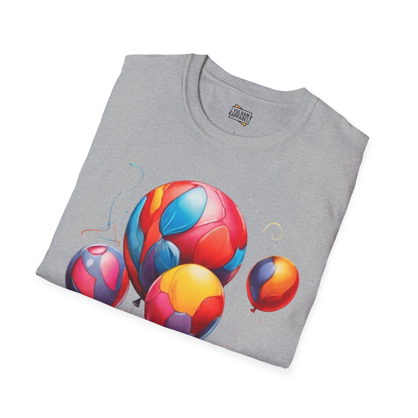 Colourful Messy Balloons - Unisex T-Shirt