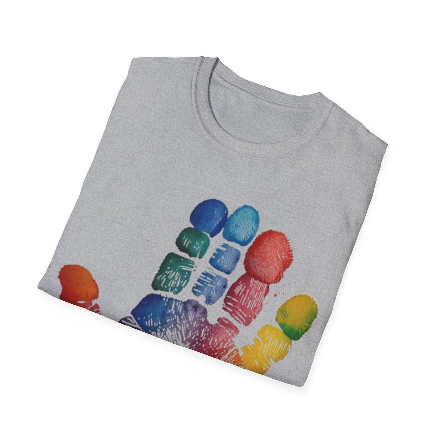 Colourful Handprint - Unisex T-Shirt