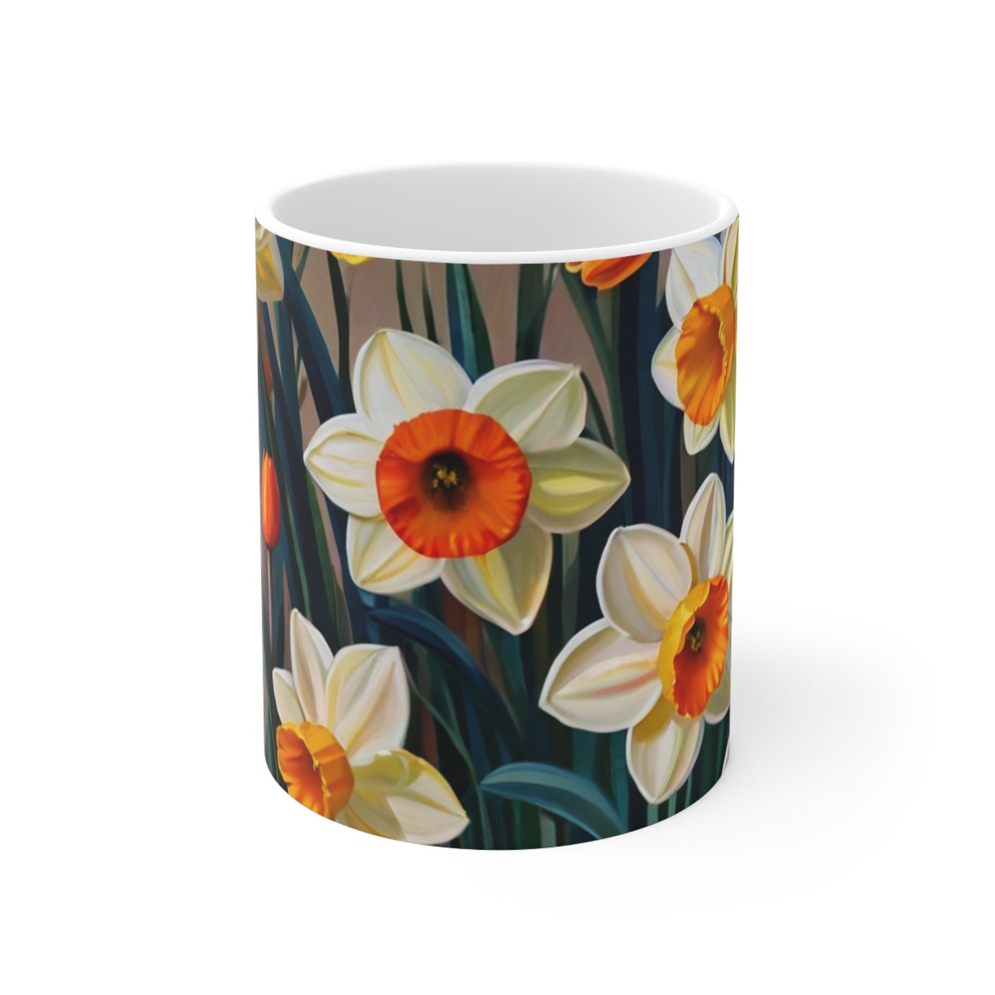 Daffodils Mug - Ceramic Coffee Mug 11oz