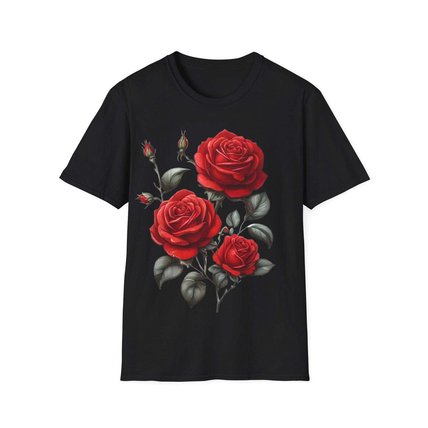 Three Red Roses - Unisex T-Shirt