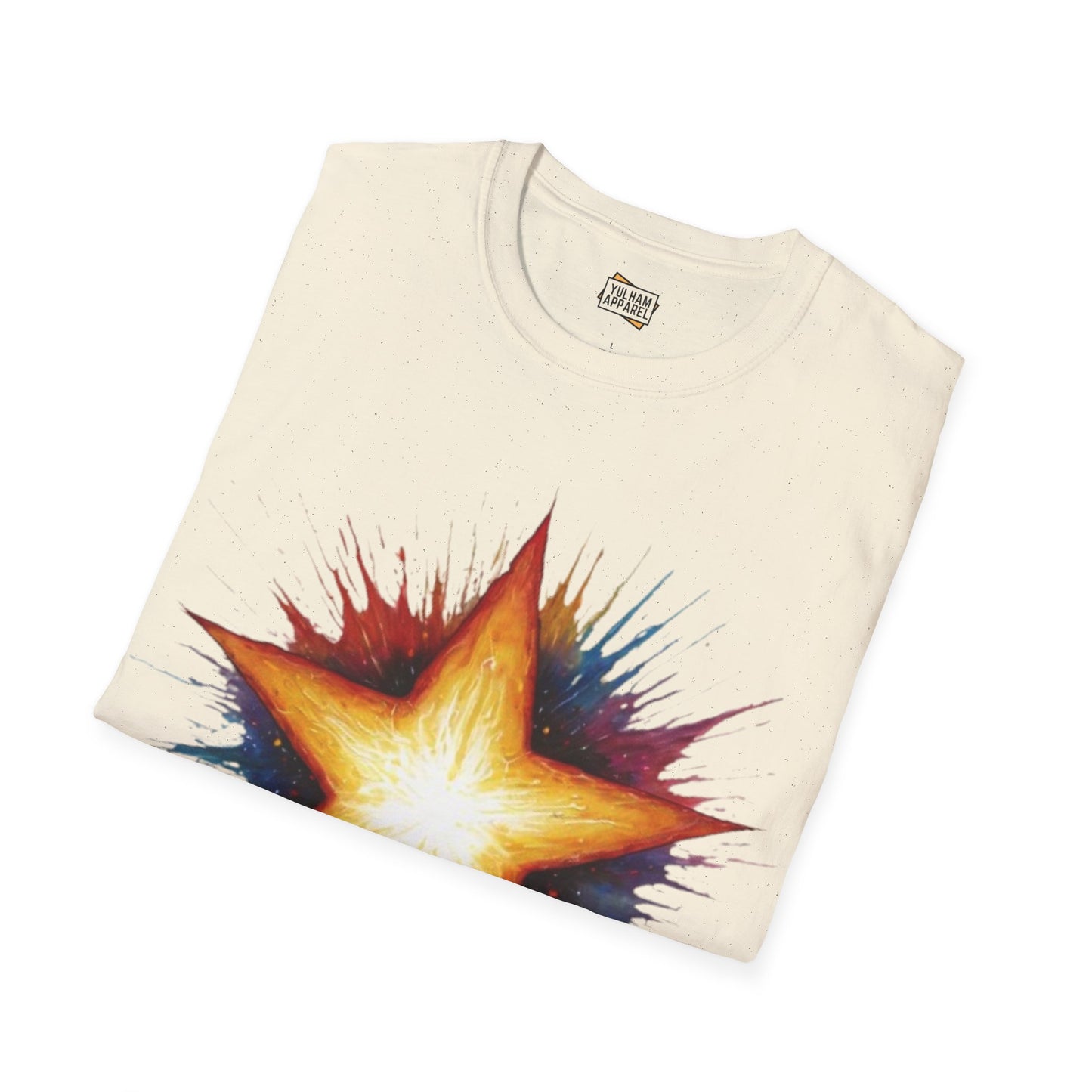 Burning Golden Star - Unisex T-Shirt