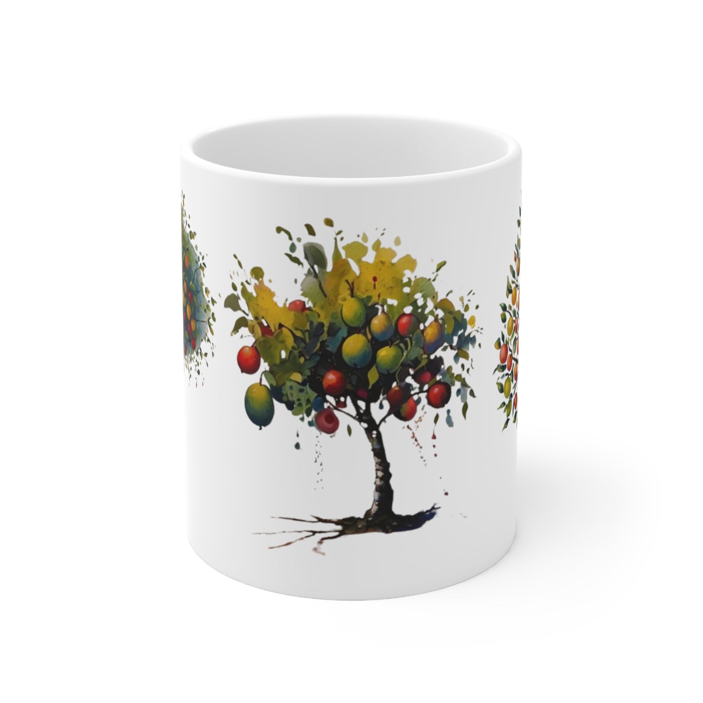 Pear Trees Art Mug - Ceramic Coffee Mug 11oz