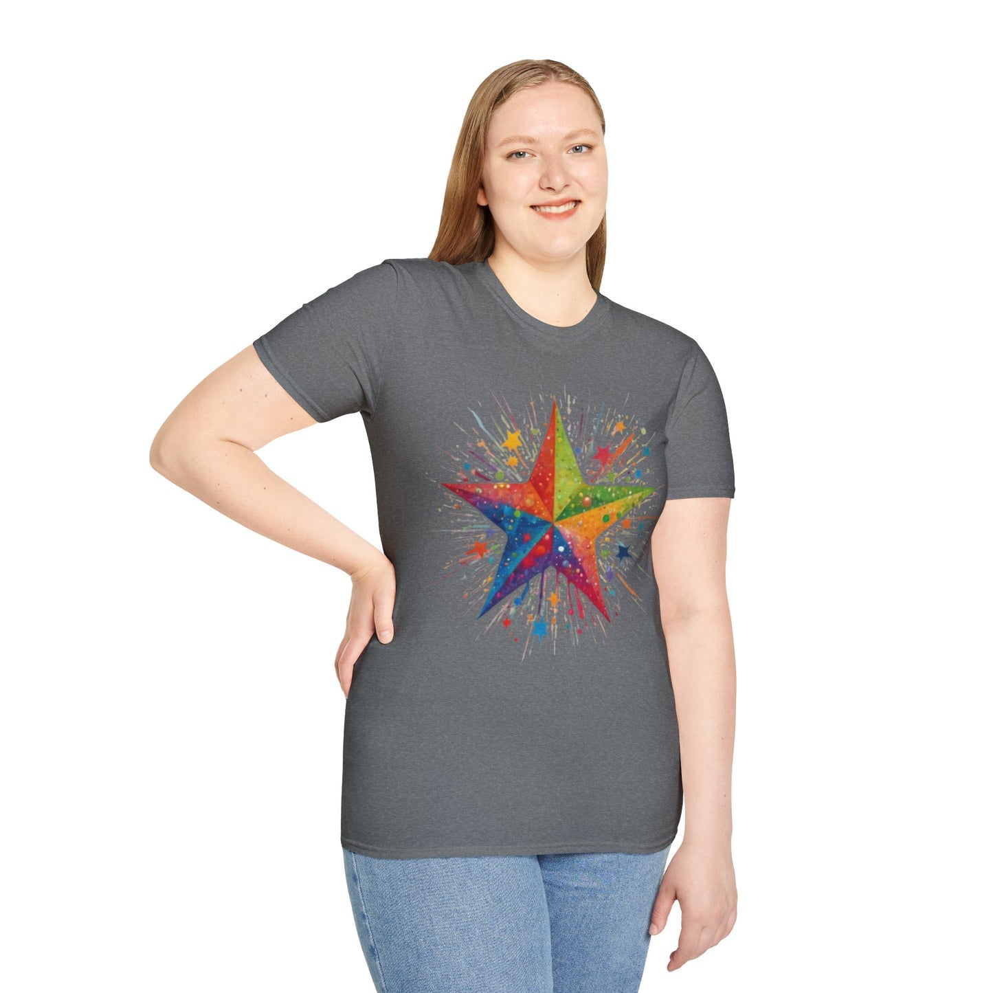 Exploding Messy Star - Unisex T-Shirt