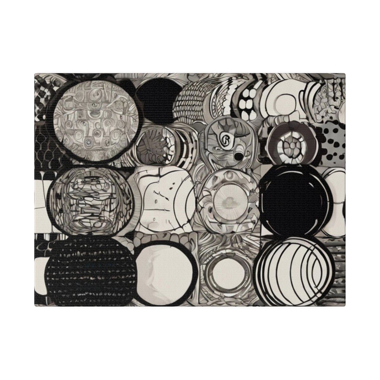 Circles Patterns - Matte Canvas, Stretched, 0.75"