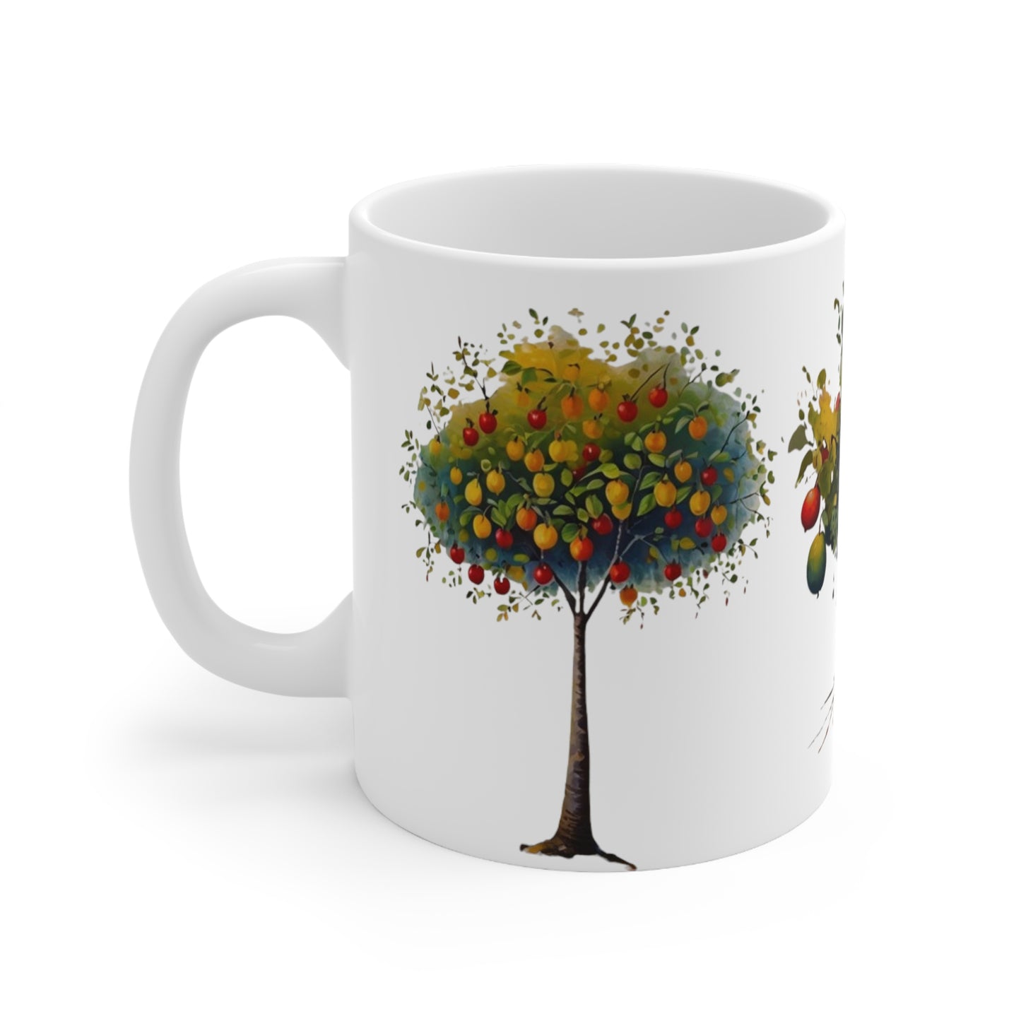 Pear Trees Art Mug - Ceramic Coffee Mug 11oz