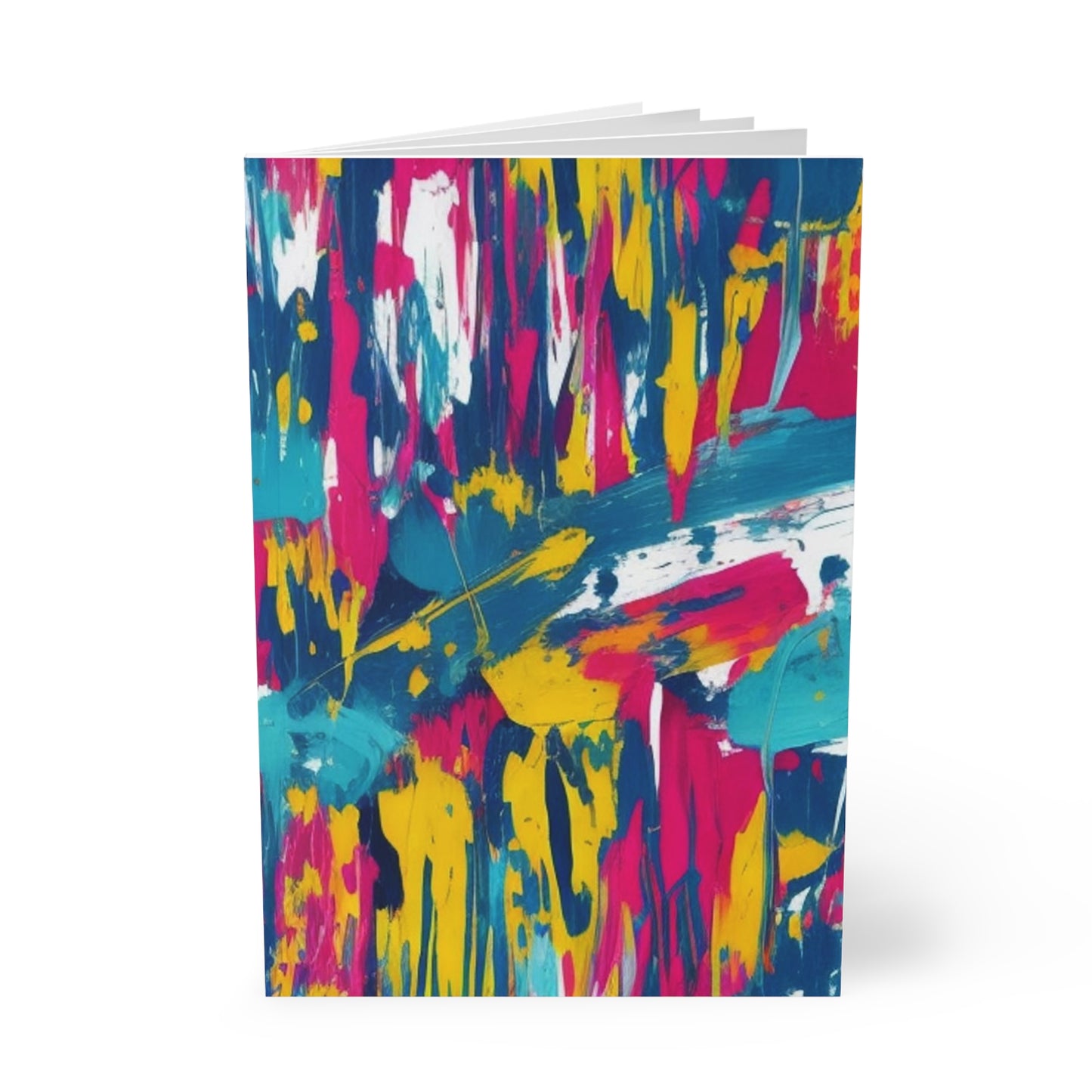 Colourful Messy Art - Softcover Notebook, A5