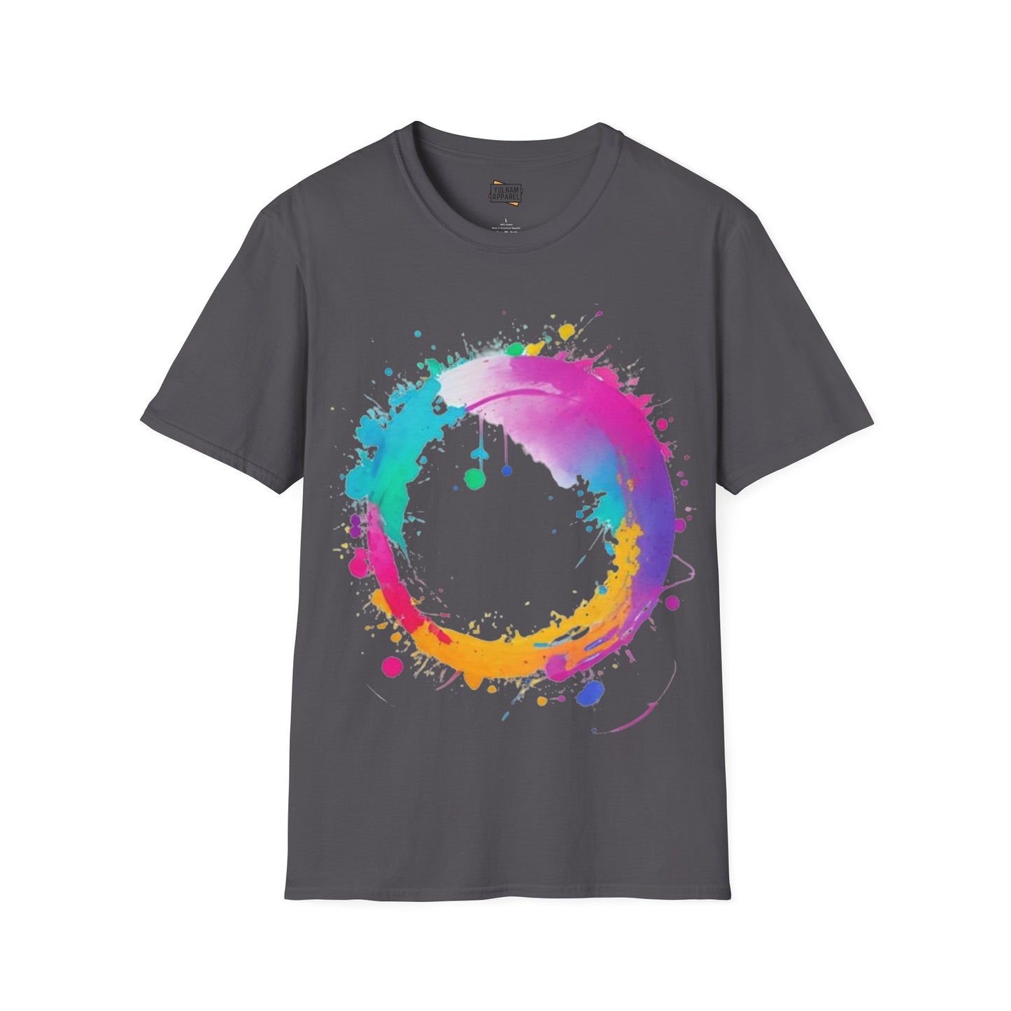 Messy Colourful Circle - Unisex T-Shirt