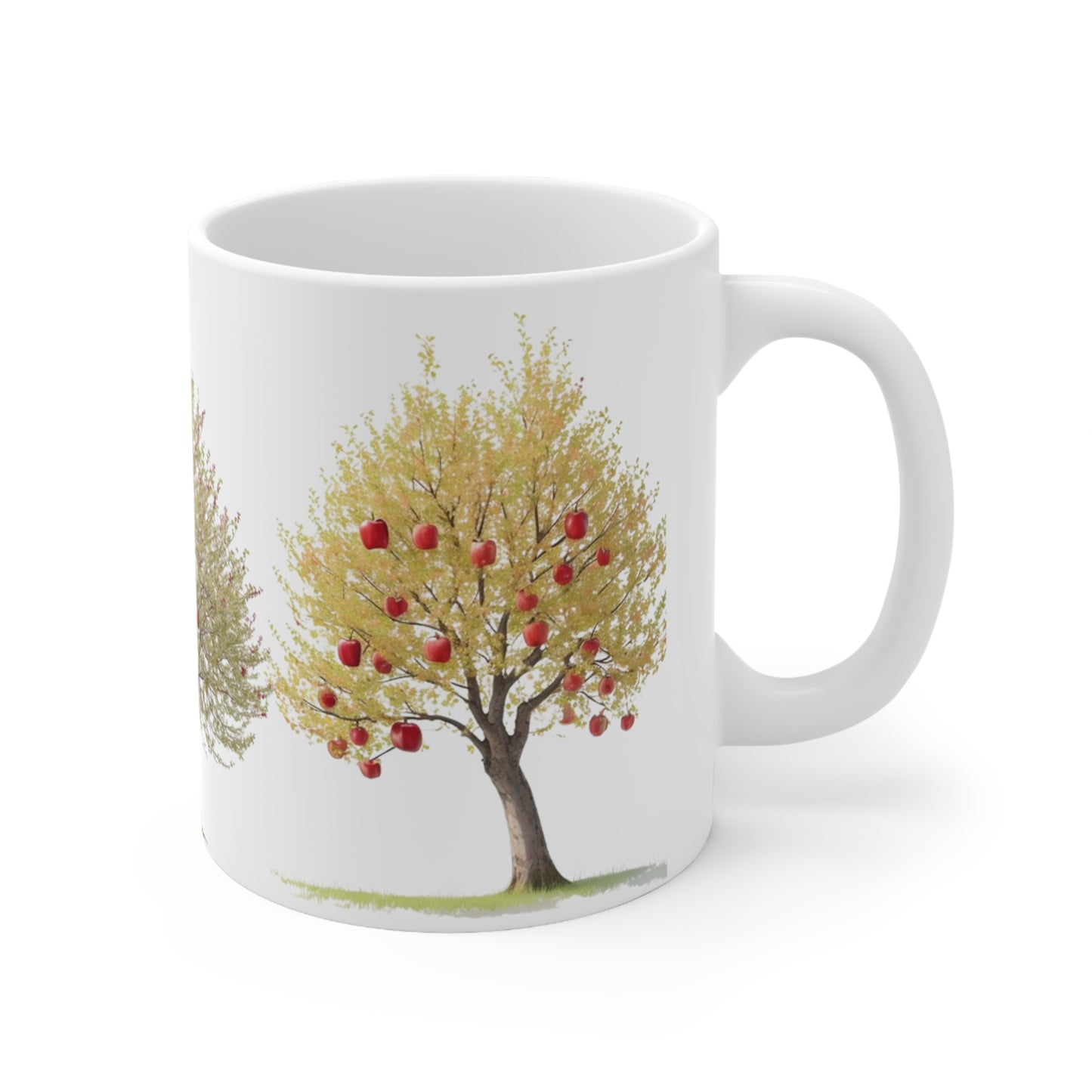 Apple Trees Mug - Ceramic Coffee Mug 11oz