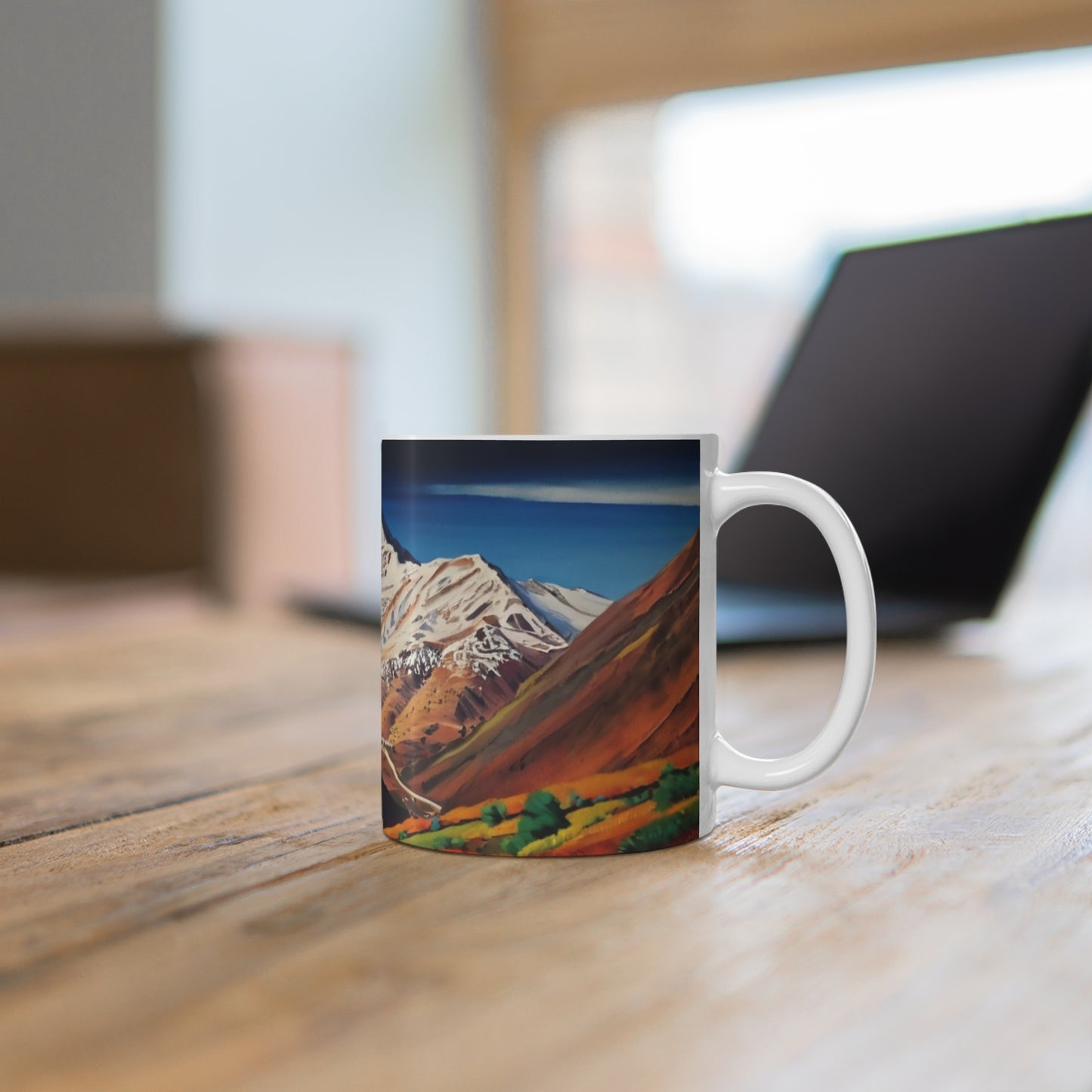Mount Toubkal Mug - Ceramic Coffee Mug 11oz