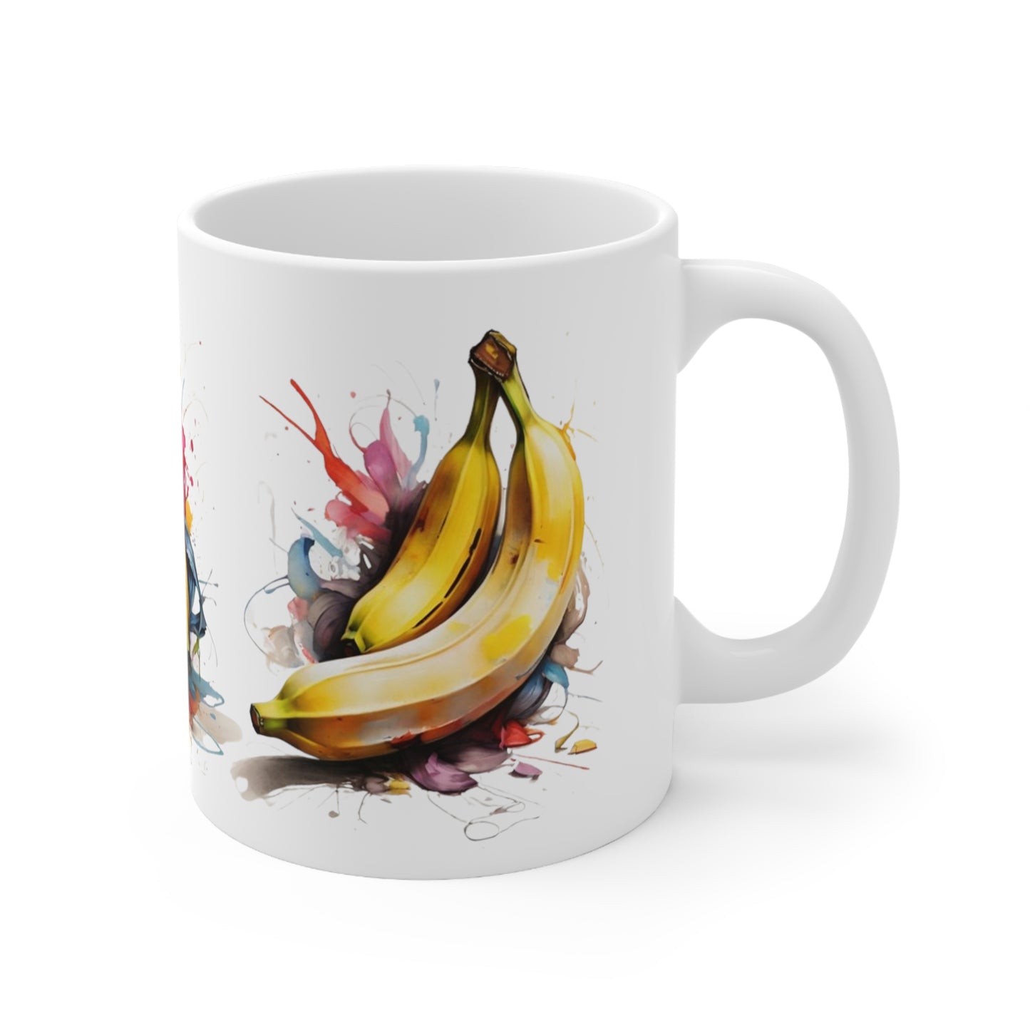Colourful Bananas Mug - Ceramic Coffee Mug 11oz