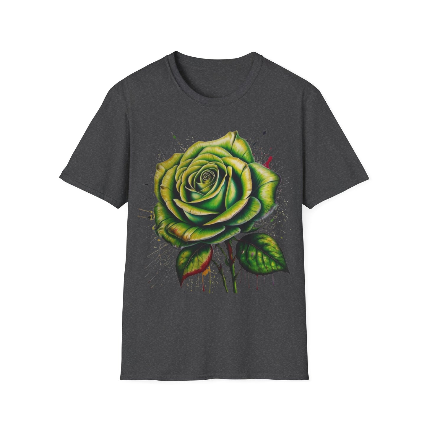 Messy Green Rose - Unisex T-Shirt