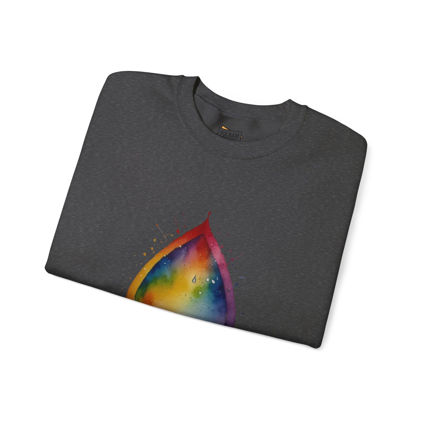 Colourful Watercolour Raindrop - Unisex Crewneck Sweatshirt