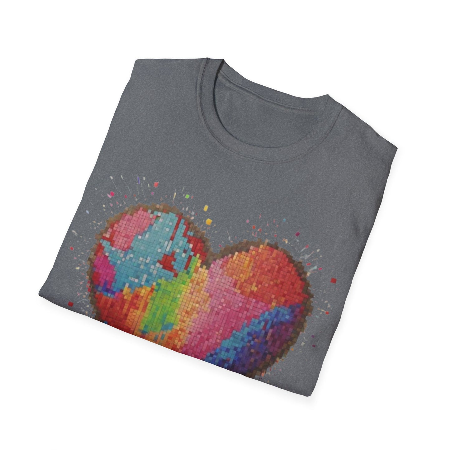 Pixelated Love Heart - Unisex T-Shirt