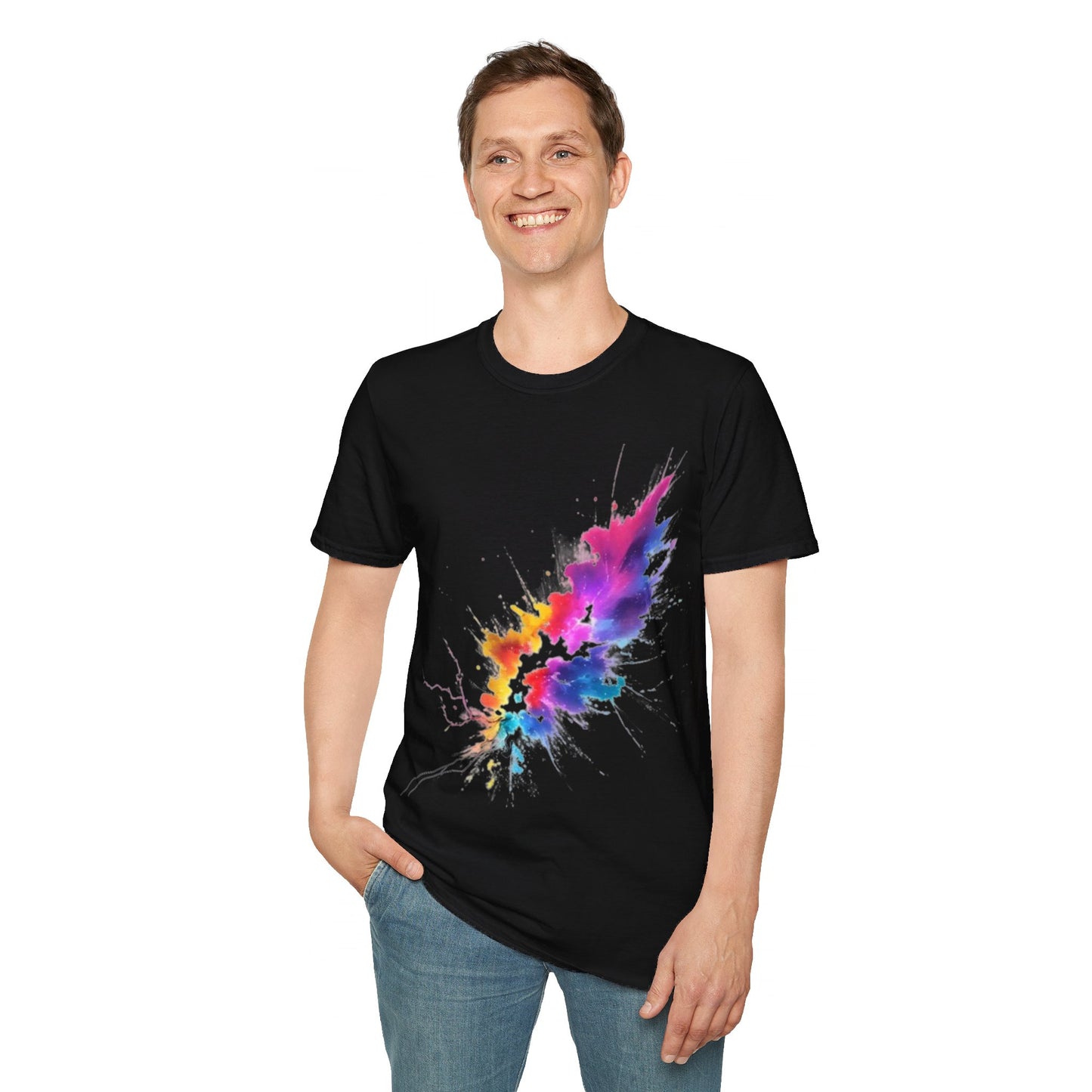 Colourful Lightning Bolt - Unisex T-Shirt