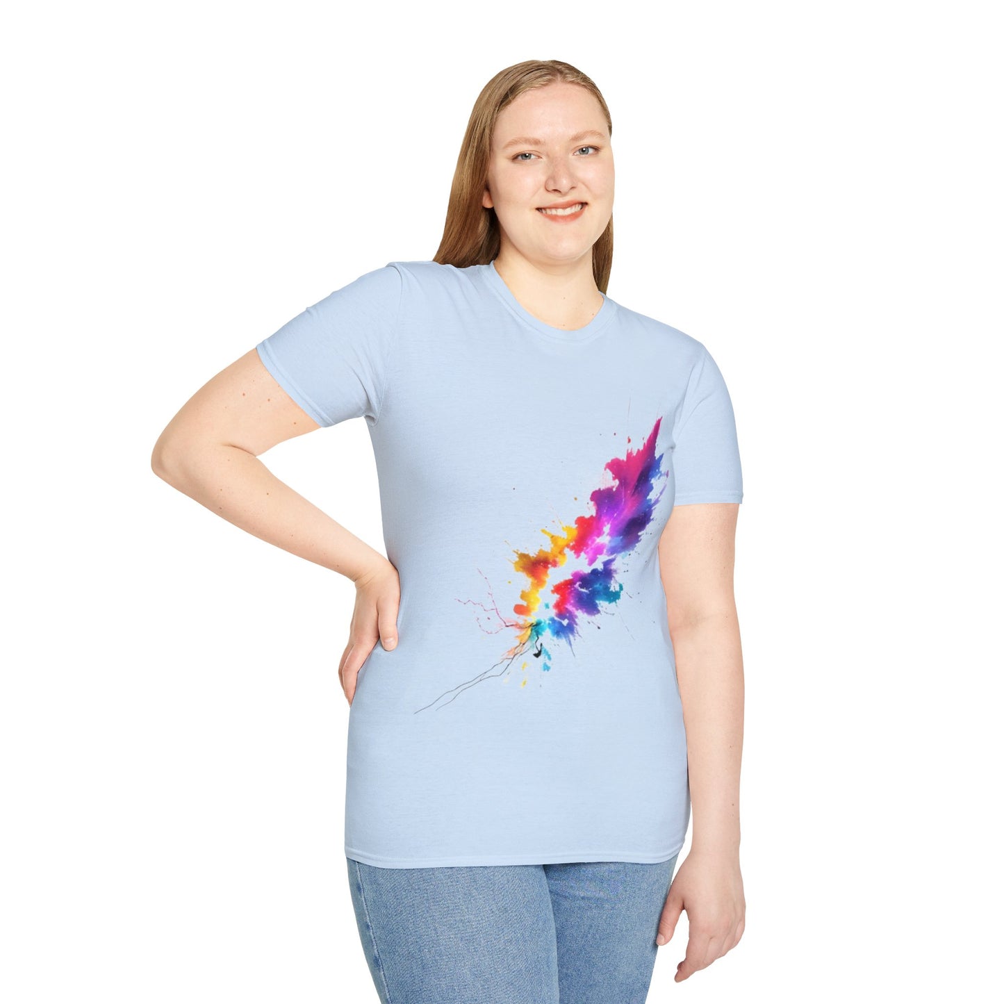 Colourful Lightning Bolt - Unisex T-Shirt