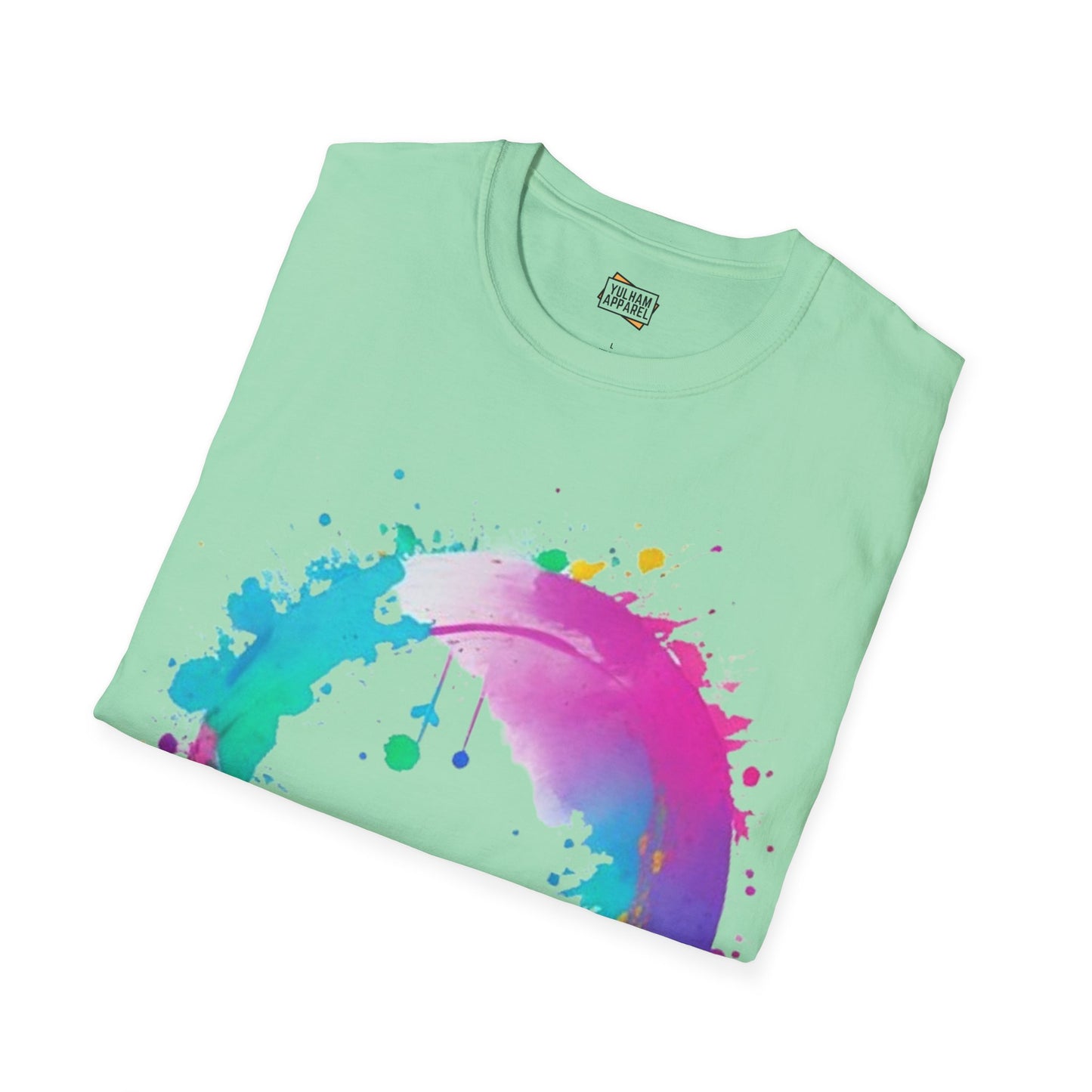 Messy Colourful Circle - Unisex T-Shirt