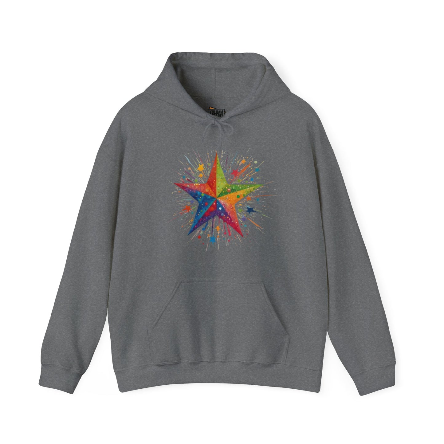 Exploding Messy Star - Unisex Hooded Sweatshirt