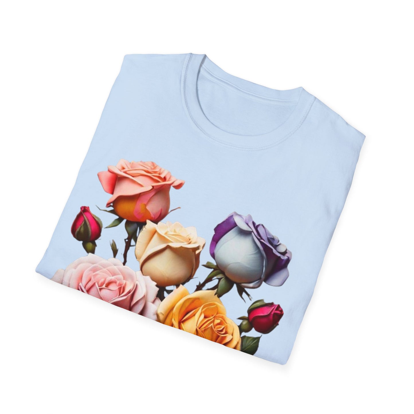 Multicoloured Roses - Unisex Long Sleeve T-Shirt