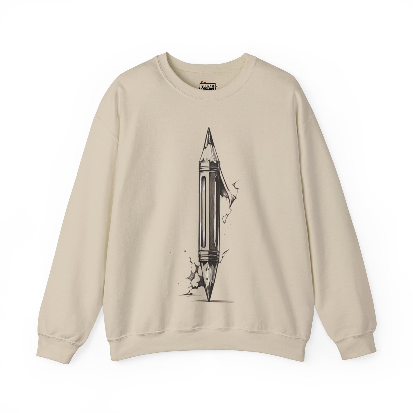 Double Sided Small Pencil - Unisex Crewneck Sweatshirt