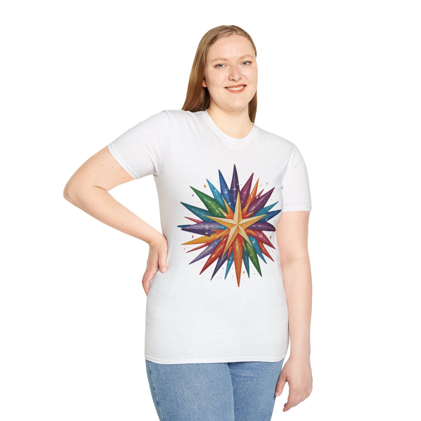 Multicoloured Star - Unisex T-Shirt