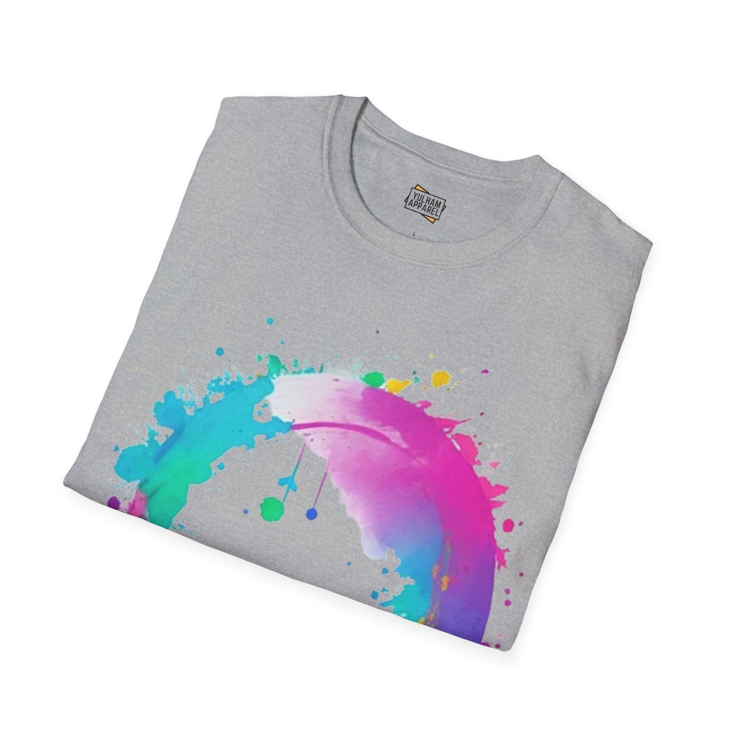 Messy Colourful Circle - Unisex T-Shirt