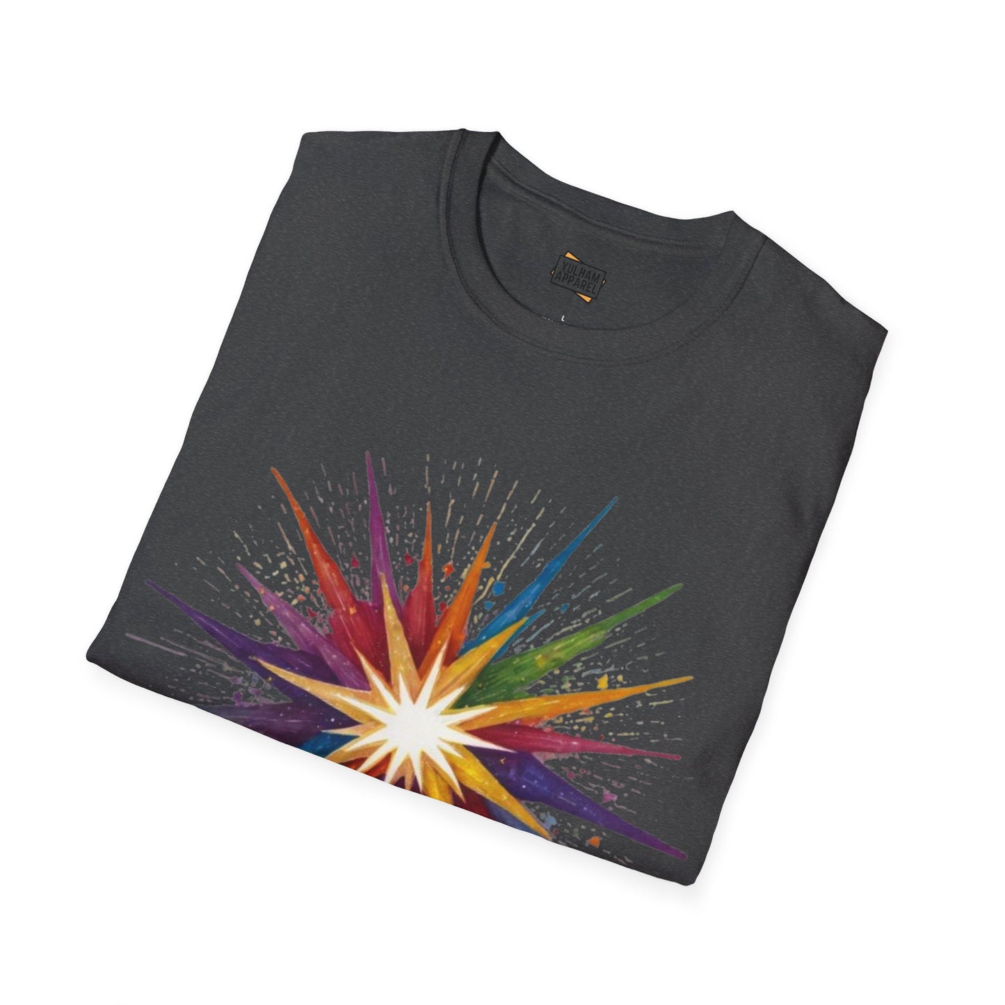 Colourful Exploding Star - Unisex T-Shirt