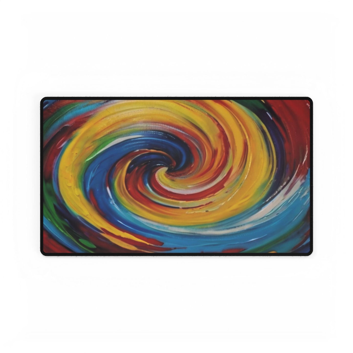 Colourful Messy Whirlpool - Desk Mat