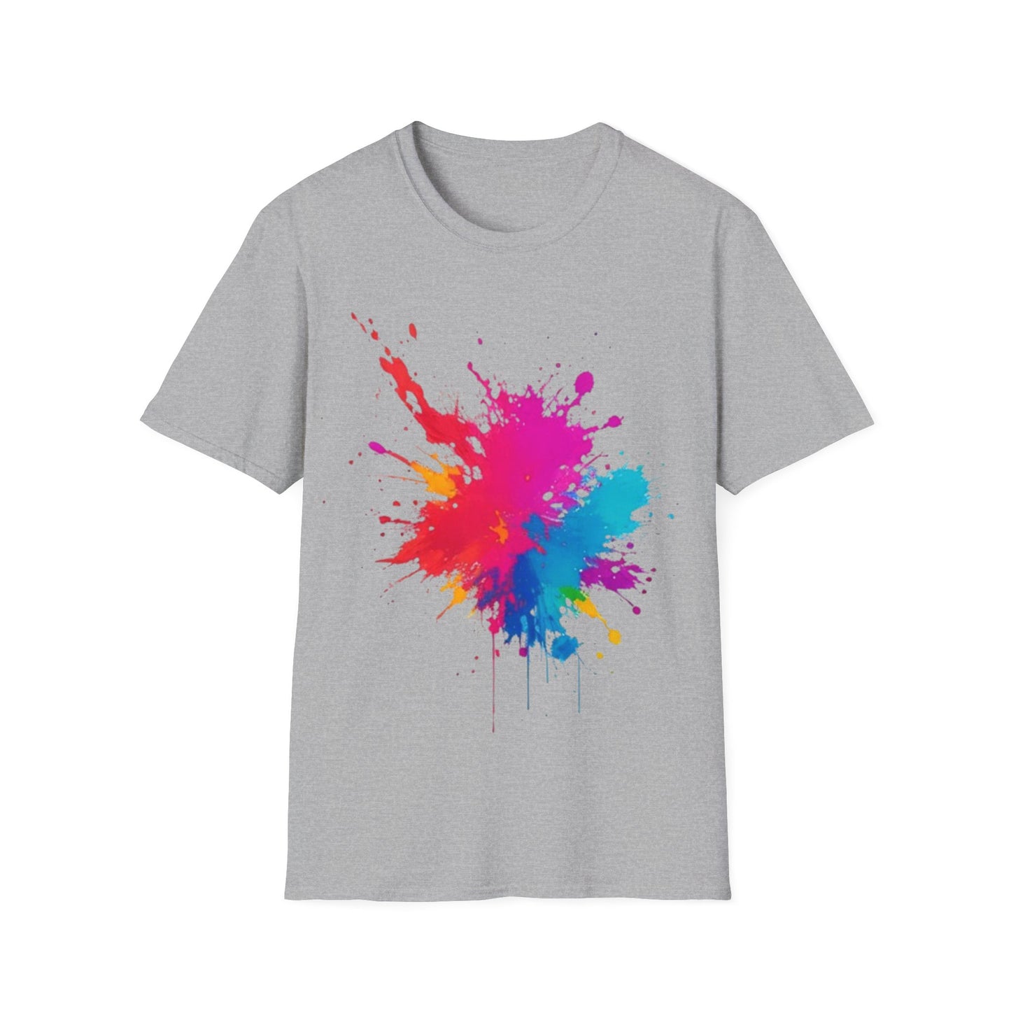 Colourful Paint Splatter - Unisex T-Shirt