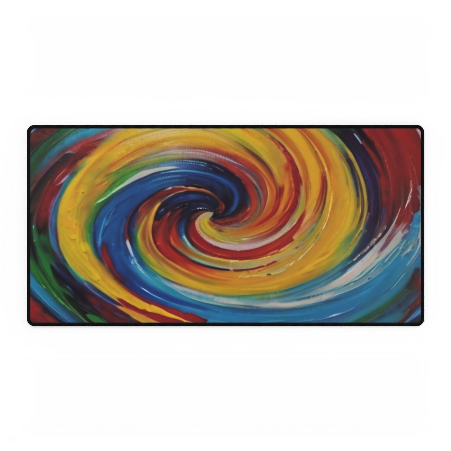 Colourful Messy Whirlpool - Desk Mat