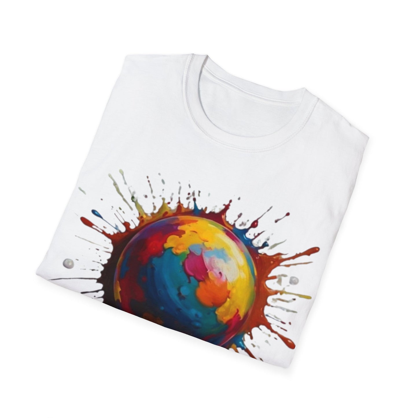 Messy Colourful Cannonball - Unisex T-Shirt