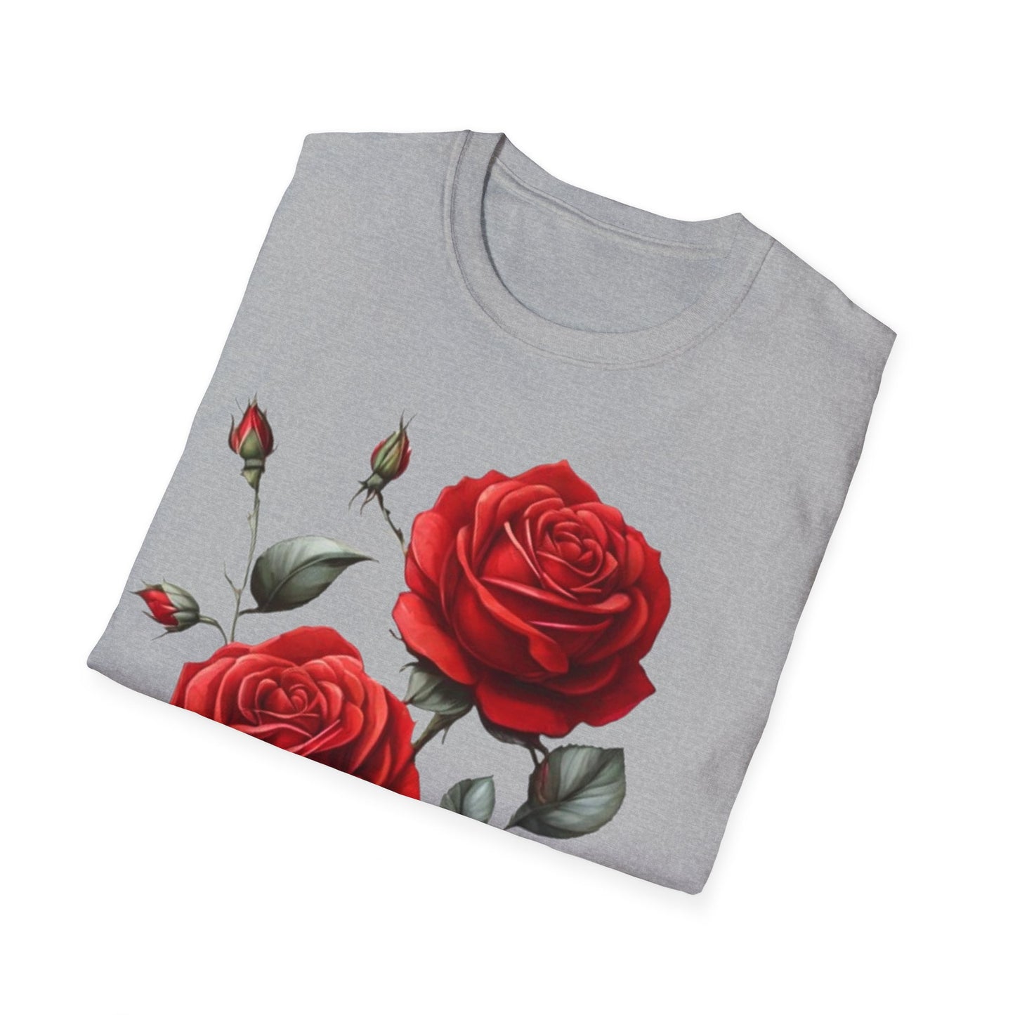 Three Red Roses - Unisex T-Shirt