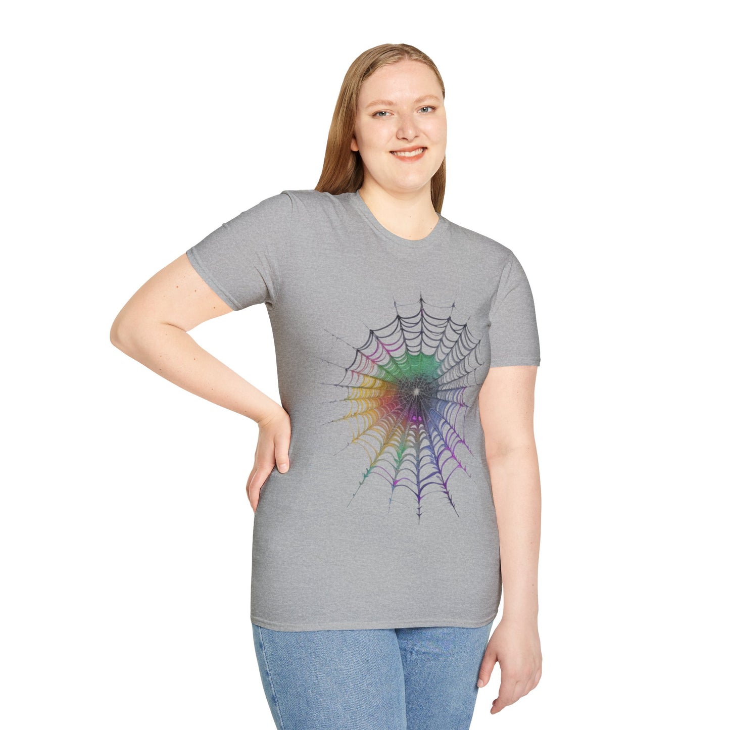 Colourful Spiderweb - Unisex T-Shirt