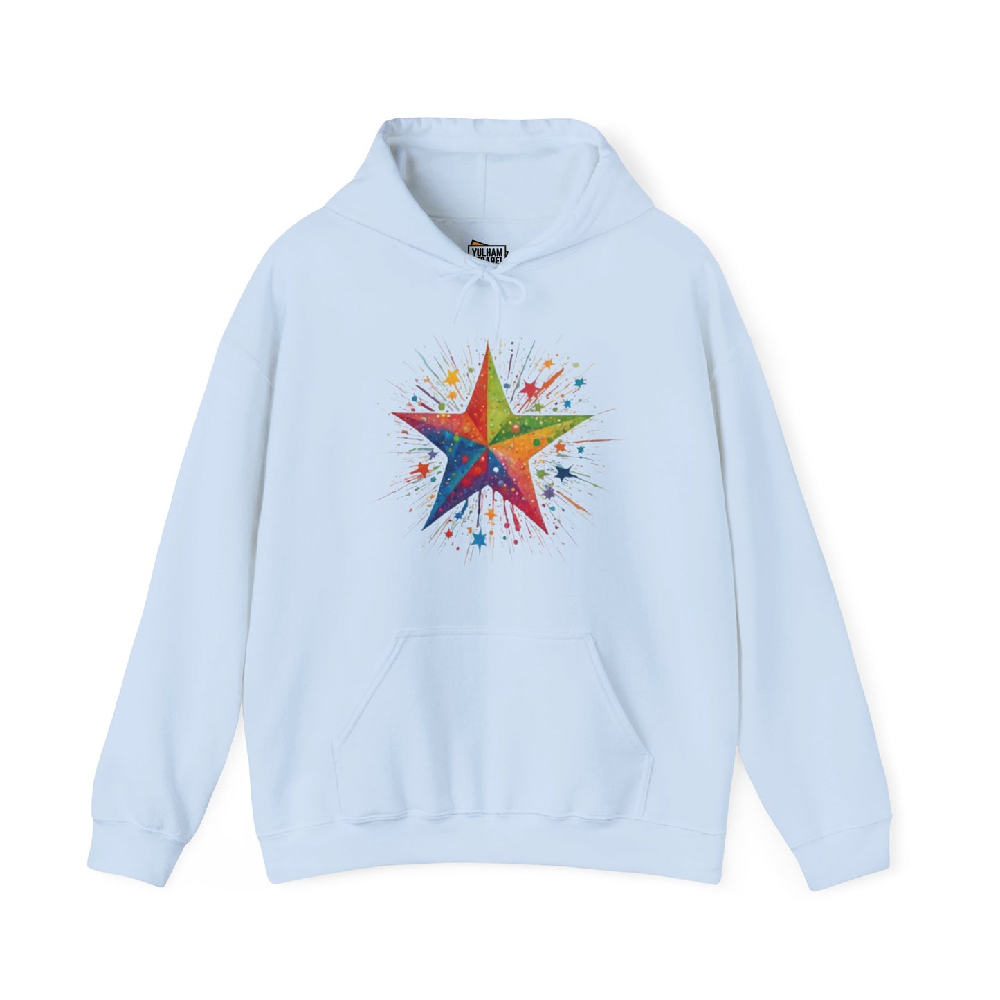 Exploding Messy Star - Unisex Hooded Sweatshirt