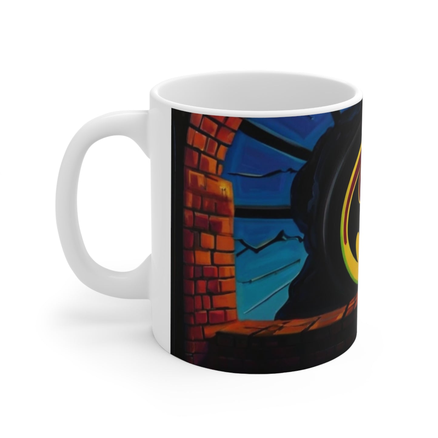 Bat Signal Mug - Ceramic Coffee Mug 11oz