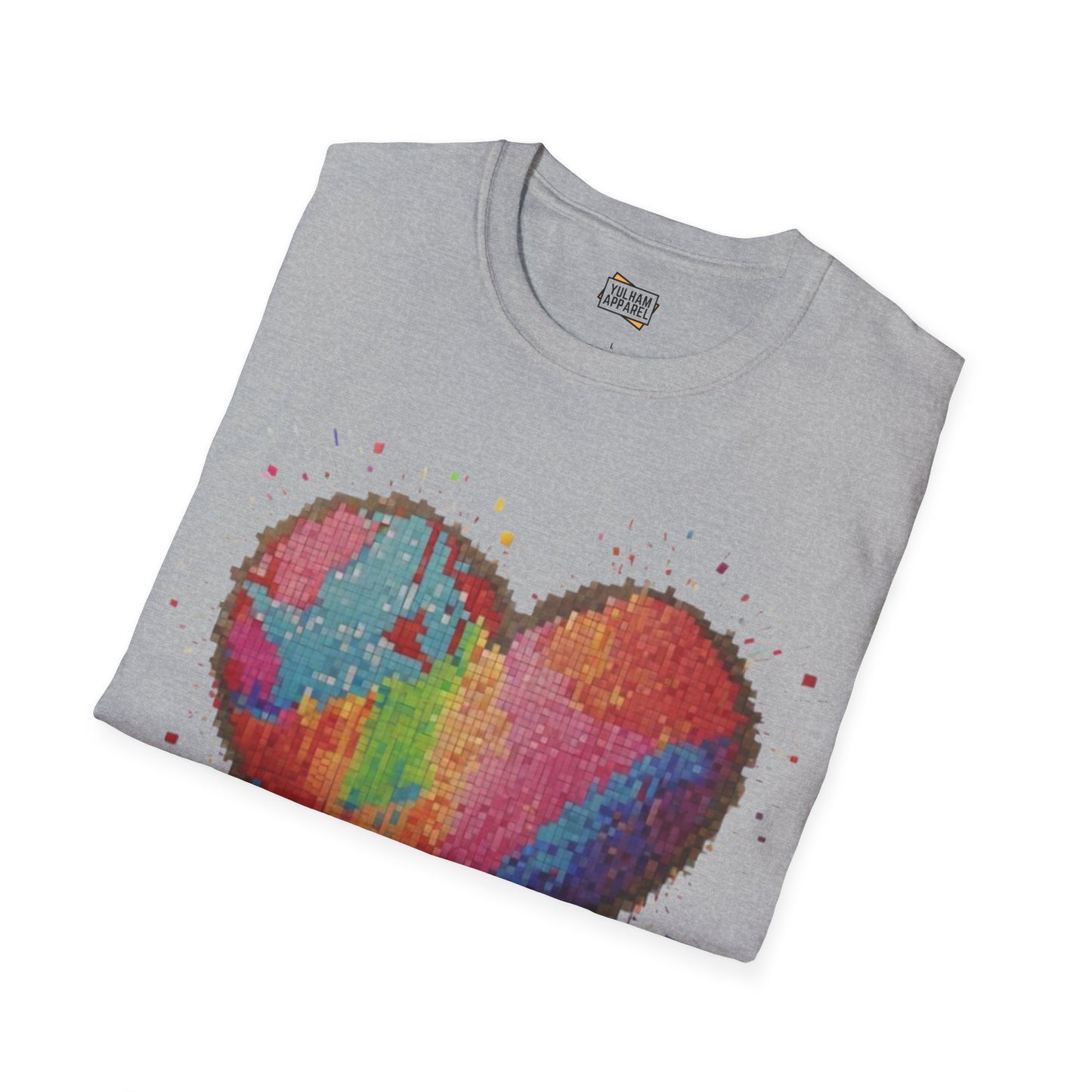 Pixelated Love Heart - Unisex T-Shirt