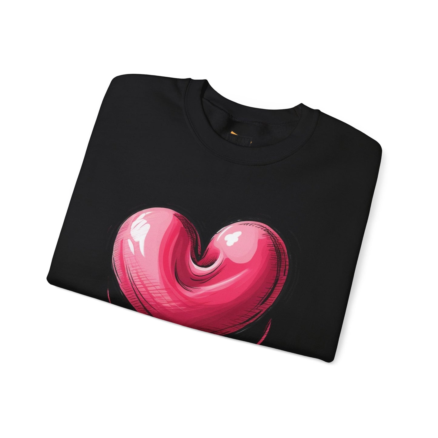 Deflating Love Heart - Unisex Crewneck Sweatshirt