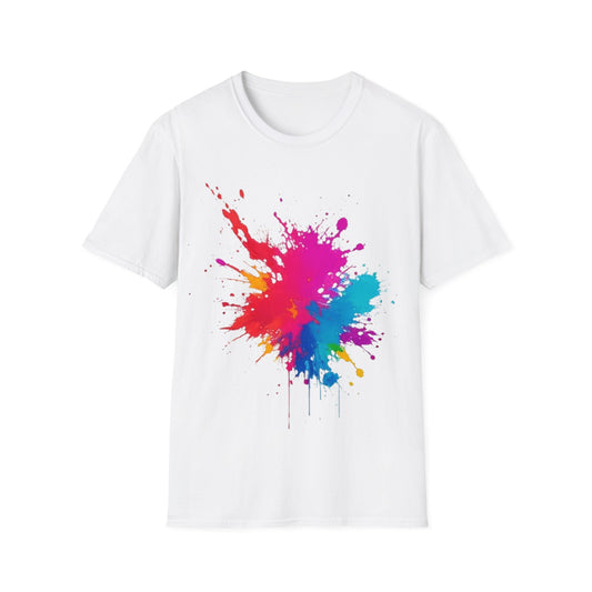 Colourful Paint Splatter - Unisex T-Shirt