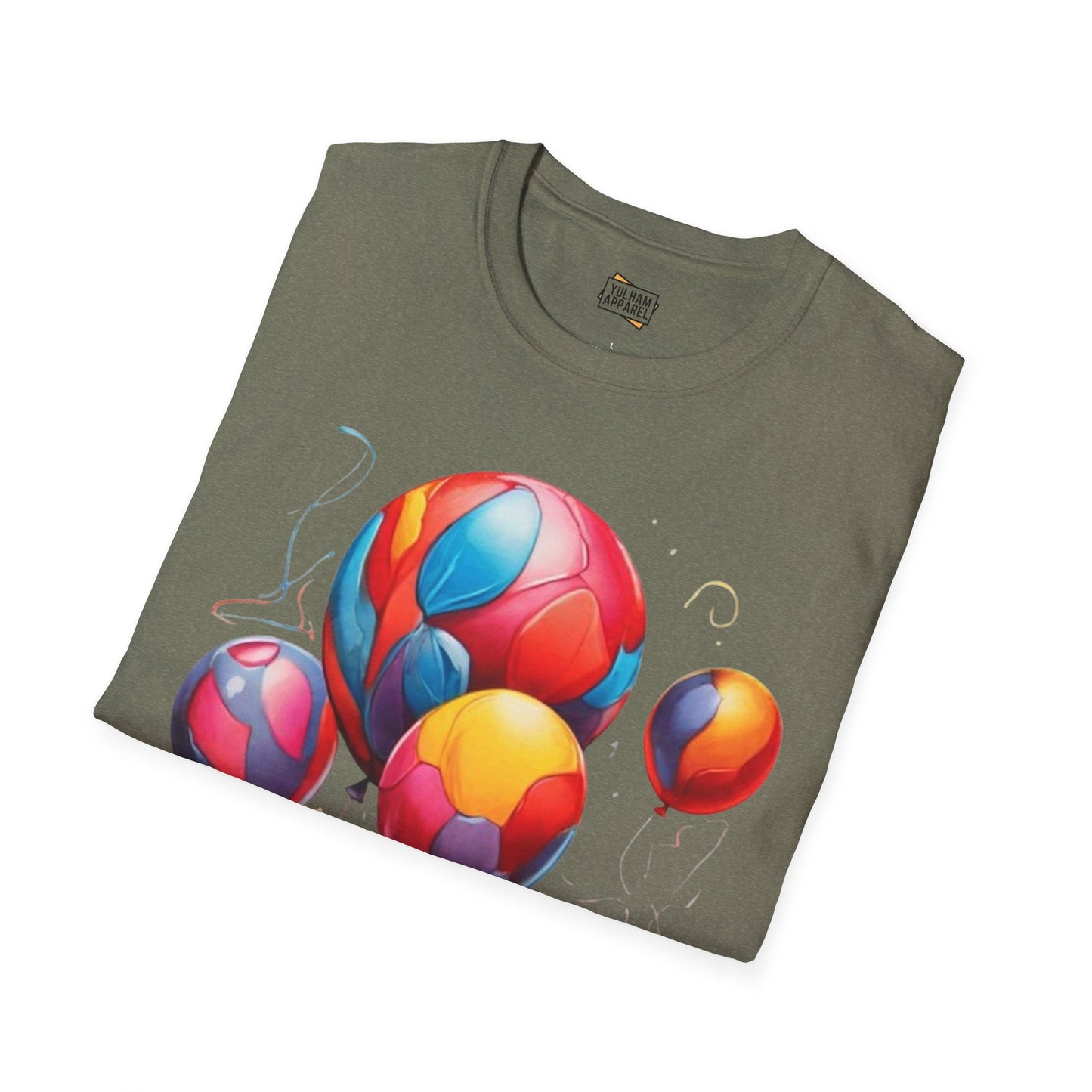 Colourful Messy Balloons - Unisex T-Shirt