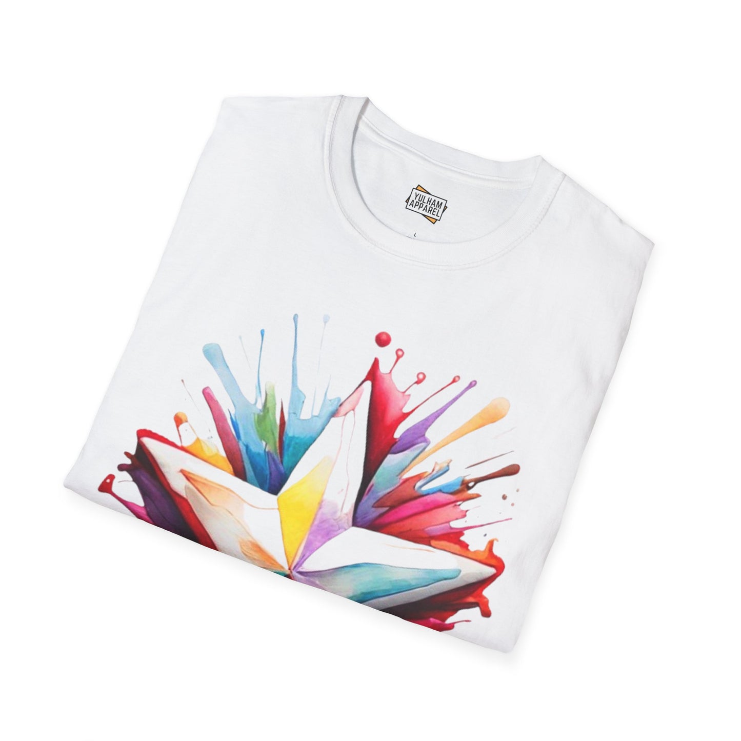 Messy Colourful Star - Unisex T-Shirt