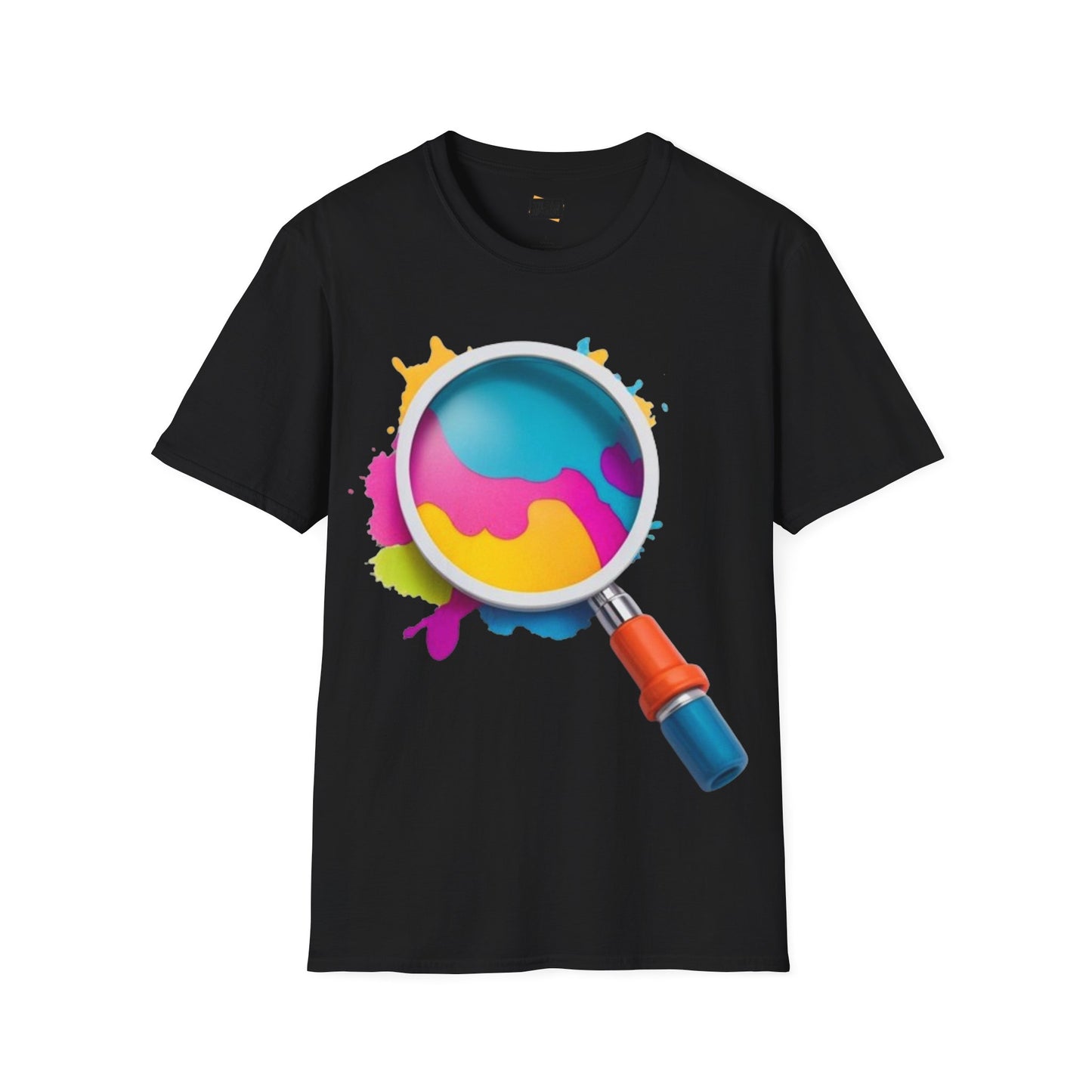 Colourful Magnifying Glass - Unisex T-Shirt