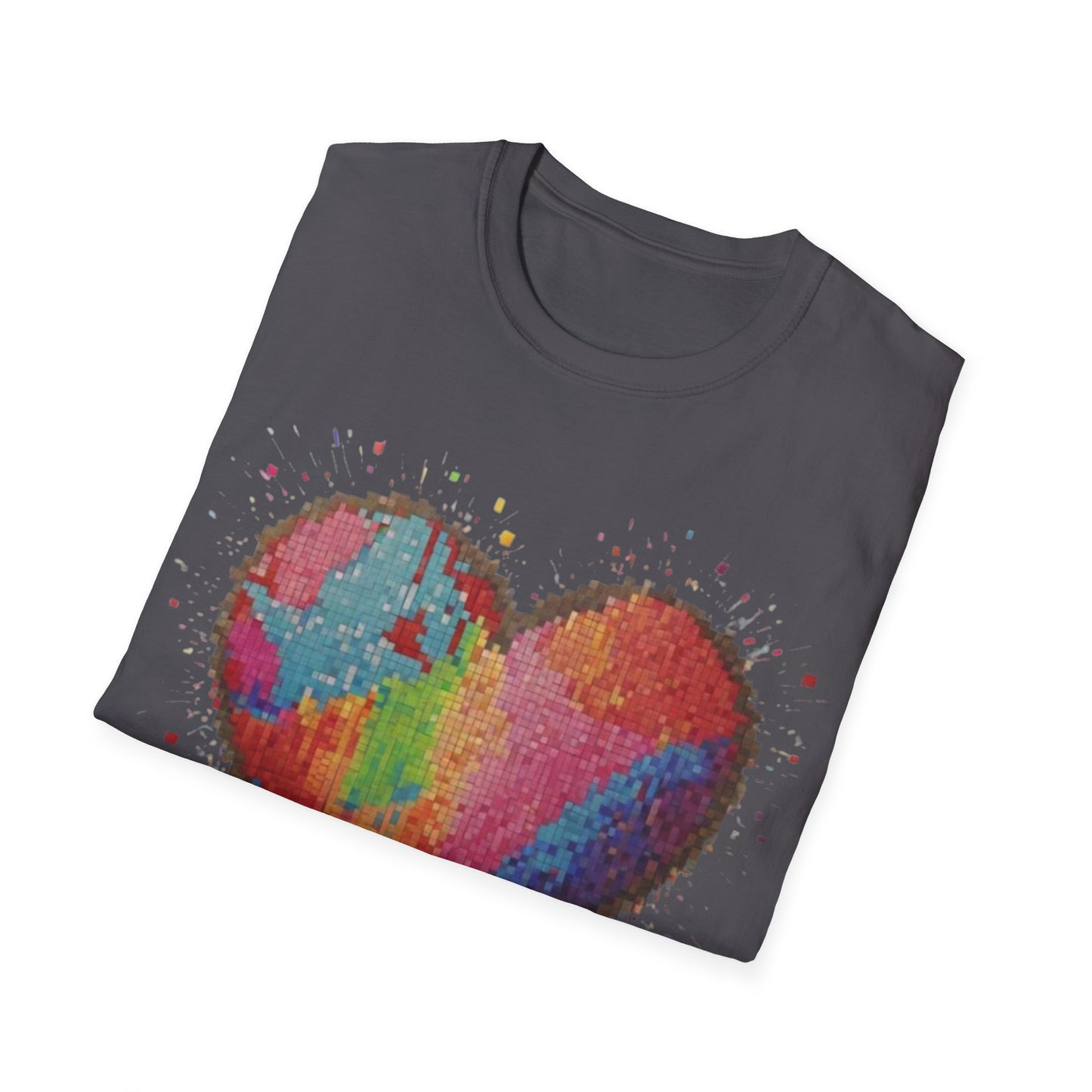 Pixelated Love Heart - Unisex T-Shirt