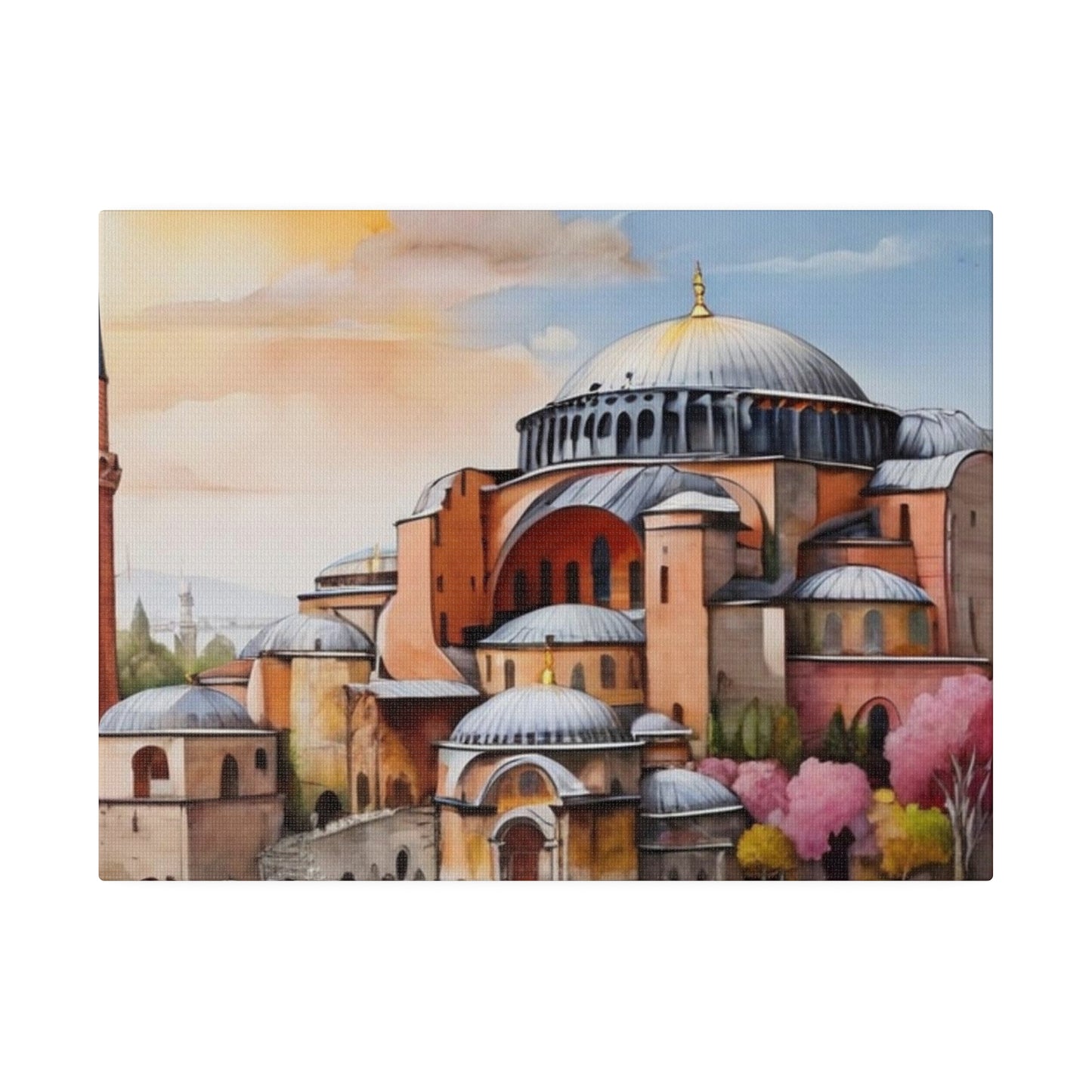 Hagia Sofia (Turkey / Turkiye) - Matte Canvas, Stretched, 0.75"