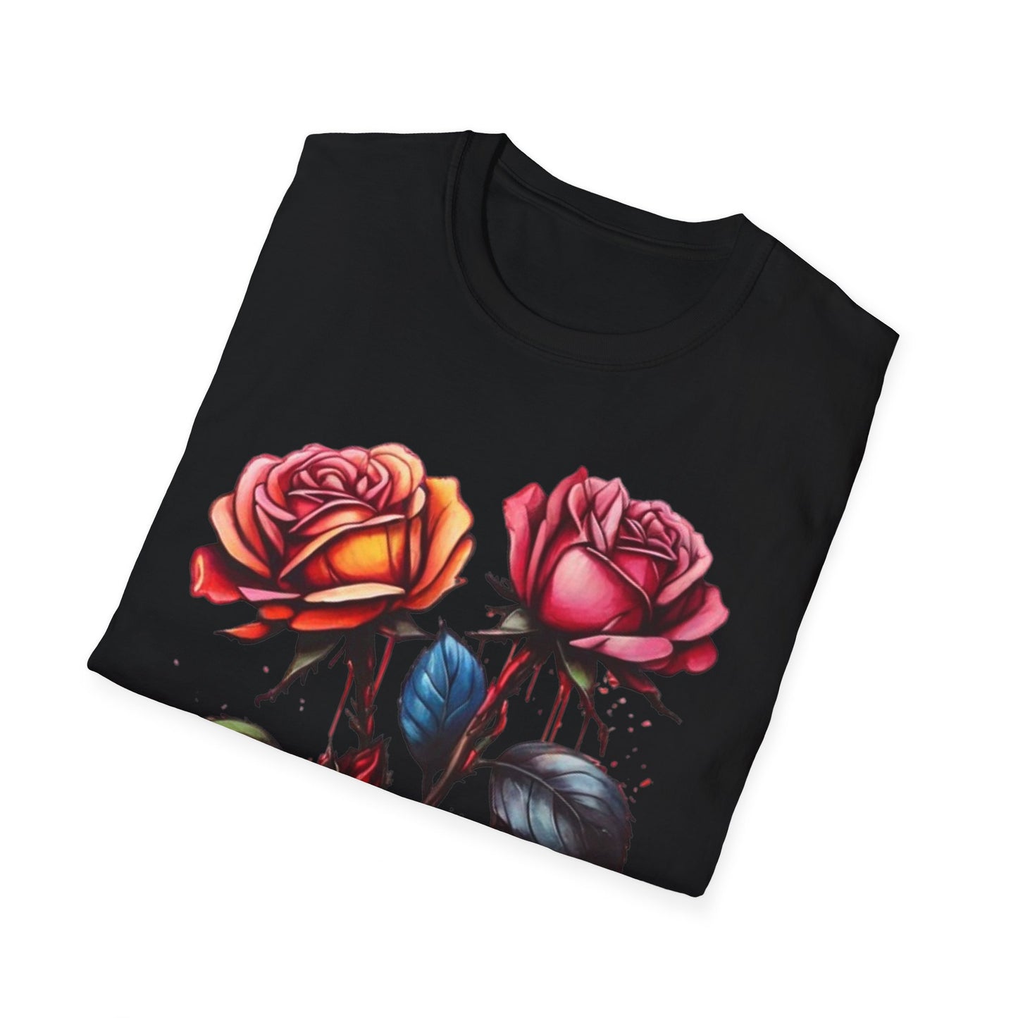 Colourful Rose Duo - Unisex T-Shirt