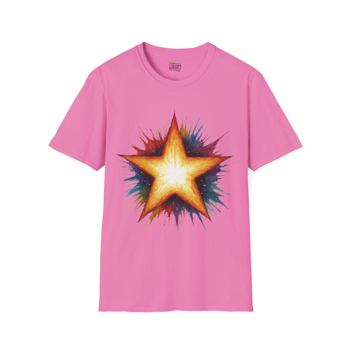 Burning Golden Star - Unisex T-Shirt